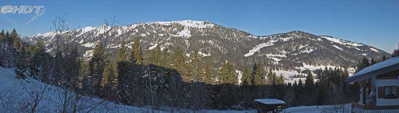 Blick vom Allgäuer Berghof nach Norden