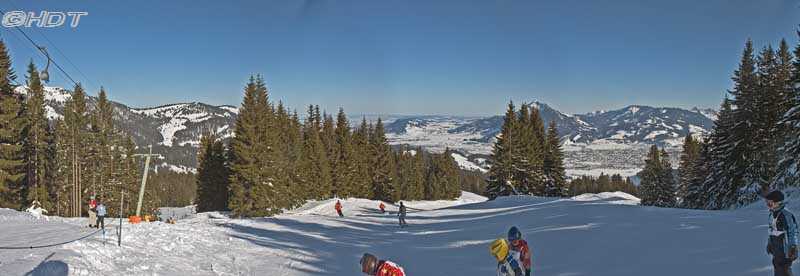 Blick vom Ofteschwanger Horn nach Norden