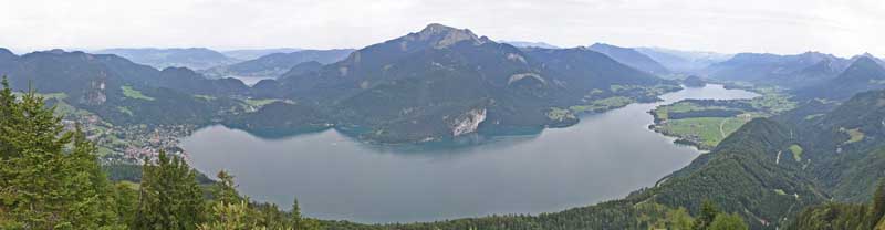 Titelbild Salzkammergut, Wolfgangsee vom Elferstein