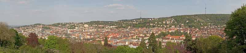 Titelbild, Panoramaausblicke rund um Stuttgart